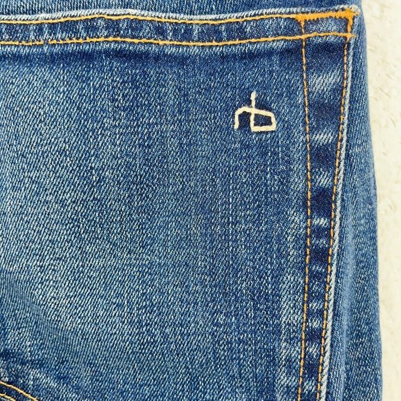 Rag & Bone Blue Dark Wash Denim Jeans Size 24 - Picture 5 of 5